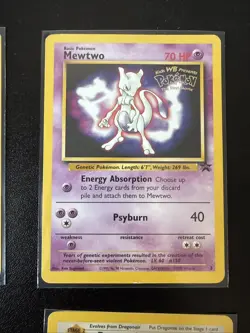 1999 Pokemon First Movie Set x4 LP WB Black Star Promo Cards - Image 3