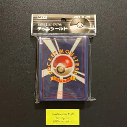 Pokemon Center Japan Old Back first design Card Sleeves 62 COUNT ~ US SELLER - Image 1
