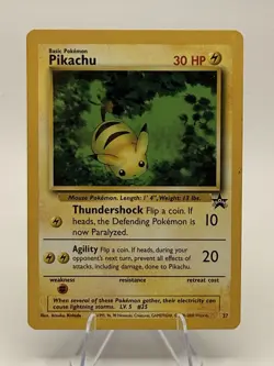 Pokemon Pikachu TCG Black Star Promos #27 Wizards of the Coast - Image 1
