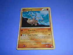 Pokemon TCG Hitmontop (HeartGold SoulSilver 5/123) Holo Rare Swirl NM - Image 1