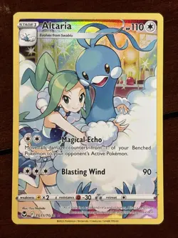 Pokemon Silver Tempest Altaria TG11/TG30 Trainer Gallery Holo Rare - Image 1