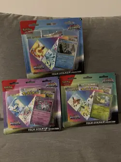 Pokemon Prismatic Evolutions Sticker Tech Set of 3 - Image 1