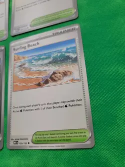Surfing Beach 129/132 x4 (1 Holo) - Mega Evolution - Pokemon TCG Playset - NM/M - Image 3