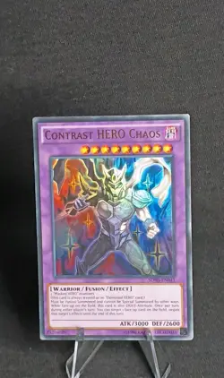 *** CONTRAST HERO CHAOS *** ULTRA RARE SDHS-EN041 1ST EDITION YUGIOH! - Image 1