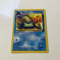 Omanyte - Fossil Set - 52/62 - Pokemon Trading Card Game - Image 1