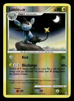 Luxio 43/99 Reverse Holo Platinum Arceus Pokemon Card - 1 - Image 1
