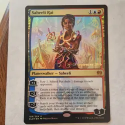 MTG FOIL Saheeli Rai - Prerelease Cards (PRE)186 - Image 1