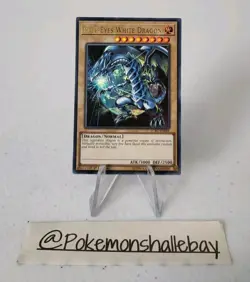 Blue Eyes White Dragon - LCKC EN001 *NM* 1st Edition Ultra Rare Yugioh Card - Image 1