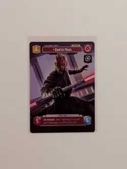 Darth Maul Sith Revealed Showcase Foil Special LOF #1013 Star Wars Card - Image 1