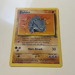 Rhyhorn- Jungle Set - 61/64 - Pokemon Trading Card Game - Image 1