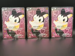 3x Emolga RC23/25 Full Art Rare Holo Card Legendary Treasures Pokemon TCG VLP - Image 1