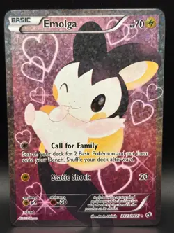 3x Emolga RC23/25 Full Art Rare Holo Card Legendary Treasures Pokemon TCG VLP - Image 4