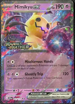 Mimikyu EX 069/159 Journey Together (Stamped) Promo - Pokemon Card - Image 1