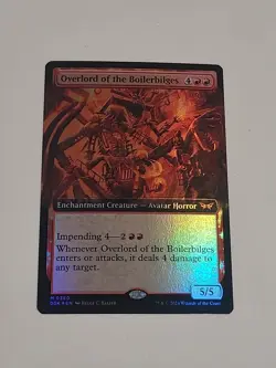 MTG - OVERLORD OF THE BOILERBILGES - EXTENDED *FOIL* Duskmourn NM - Image 1