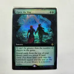 MTG Open the Way Extended Art, Foil March of the Machine The Aftermath - Image 1