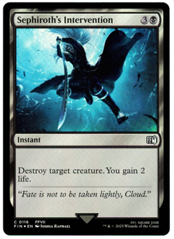 Sephiroth's Intervention (Foil) - 0116 - Final Fantasy - MTG - NM/M - Image 1