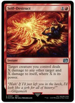 Self-Destruct (Foil) - 0157 - Final Fantasy - MTG - NM/M - Image 1