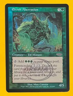 MTG ELVISH ABERRATION (Foil) Arena Promo (OldManMTG 013-266) - Image 1