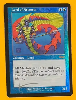 MTG LORD OF ATLANTIS (Foil) JSS Promo (OldManMTG 013-274) - Image 1