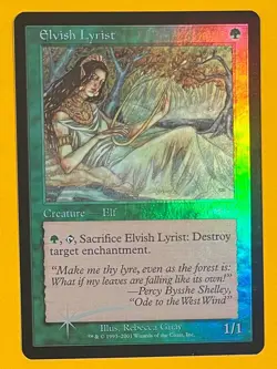 MTG ELVISH LYRIST (Foil) FNM (OldManMTG 013-283) - Image 1