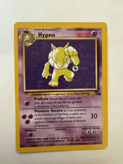 Pokemon Hypno 23/62 Fossil Rare ITA Edition 1999 - Image 1