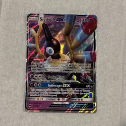 Sigilyph GX 98/214 Holo Sun And Moon Lost Thunder English Pokemon Card Near Mint - Image 3