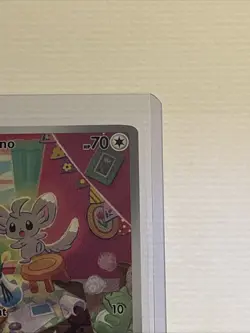 Minccino Holo Pokemon TCG Temporal Forces 182/162 Full Art Illustration Rare - Image 3