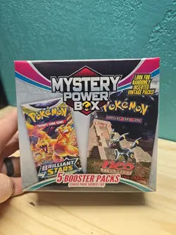Pokemon Mystery Power Box Chase Pack Seeded 1:10 (5 Booster Packs) NEW SEALED - Image 1
