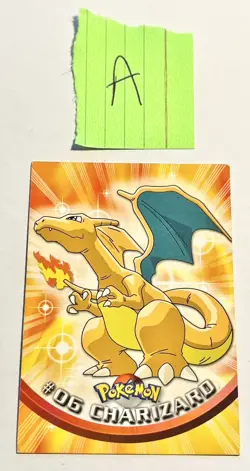 Topps Pokemon TCG - Charizard - #6 - Non-Holo - Series 1 RED Logo Lightly Played - Image 3