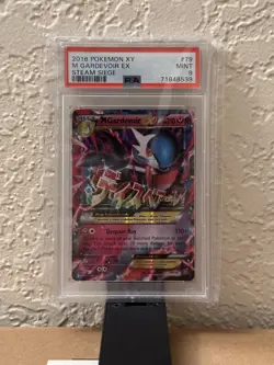 2016 Pokemon: M GARDEVOIR EX 79/114 - [XY Steam Siege] Ultra Rare - Mint - PSA 9 - Image 1