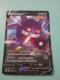 The Pokemon Company Gengar V, Ultra Rare, Full Art, Holo, Fusion Strike 156/264 - Image 1
