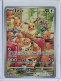 Eevee Pokemon 2024 S&V Twilight Masquerade Illustration Rare #188 NM - Image 1