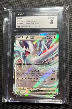Lugia ex Pokemon (2023) 017/034 CGC 8 - Image 1