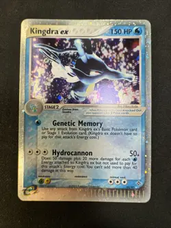 Swirl !!! Kingdra ex 92/97 Dragon Holo Swirl Pokemon MJ - Image 1