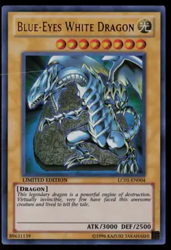 Yugioh Blue-Eyes White Dragon LC01-EN004 Limited Edition Ultra Rare NM - Image 1