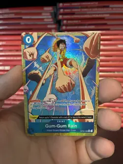 Gum-Gum Rain OP02-068 Alternate Art The Best Volume 2 Foil One Piece TCG - Image 1