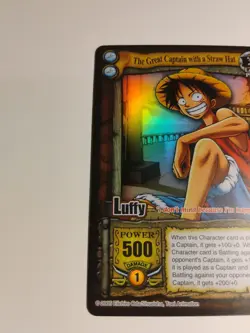 2005 one piece the quest begins ccg Luffy Great Captain Foil - Image 2