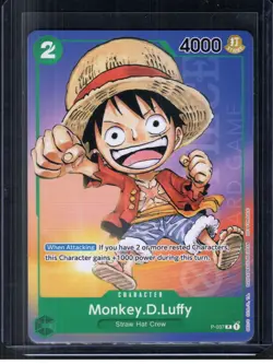 Monkey D Luffy - P-037 Anime Expo 2023 SEALED Promo ONE PIECE CCG TCG Non foil - Image 1