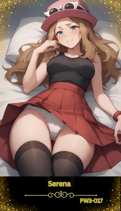 Serena - Beautiful Sexy Waifu Card -Custom DIY Fan Art Card PW3-017 - Image 1