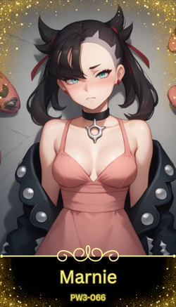 Marnie - Beautiful Sexy Waifu Card -Custom DIY Fan Art Card PW3-066 - Image 1