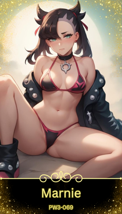 Marnie - Beautiful Sexy Waifu Card -Custom DIY Fan Art Card PW3-069 - Image 1