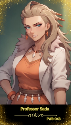 Professor Sada - Beautiful Sexy Waifu Card -Custom DIY Fan Art Card PW3-043 - Image 1