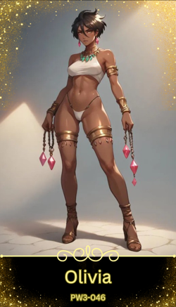 Olivia - Beautiful Sexy Waifu Card -Custom DIY Fan Art Card PW3-046 - Image 1