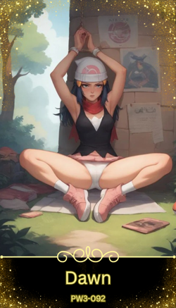 Dawn - Beautiful Sexy Waifu Card -Custom DIY Fan Art Card PW3-092 - Image 1