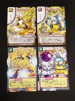 Dragon Ball Card Game SP Card Set 4 Cards Featuring Neko Majin & Frieza eb2 - Image 1