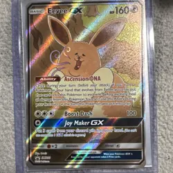 Pokemon Eevee GX SM233 Full Art Promo Holo Card 160HP Basic English Pokemon TCG - Image 1