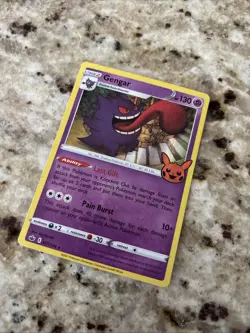 Gengar HP130 2021 Pokemon Holo Rare *Trick or Trade* Halloween Card No 057/198 - Image 2