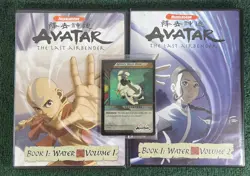 Avatar- Last Airbender- Appa's Wild Ride Card & Book 1: Water- Vol. 1 & 2 DVD’s - Image 1