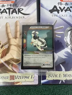Avatar- Last Airbender- Appa's Wild Ride Card & Book 1: Water- Vol. 1 & 2 DVD’s - Image 3