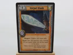 WARLORD Saga of the Storm CCG Weapon Item Card VORPAL BLADE 088/108 - Image 1